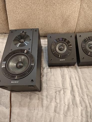 акустические системы: Акустический комплект Sony — 4 пассивные колонки (2 фронтальные — 3
