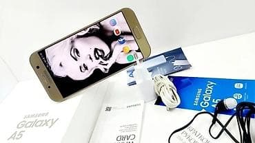 Samsung Galaxy A5, Б/у, 128 ГБ, цвет - Золотой, 1 SIM, 2 SIM