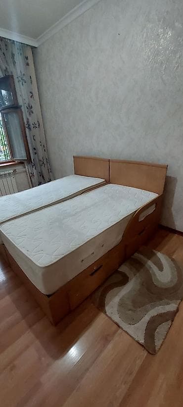 Кровать трансформер, Другой тип, Б/у, Двухстворчатая, С ящиком для хранения