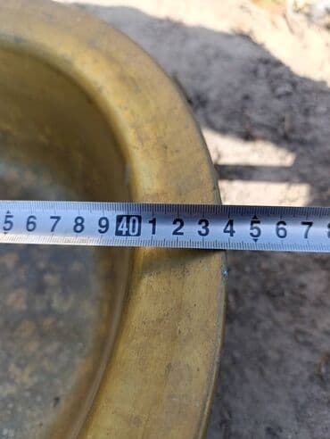 пустые канистры: Тазы СССР Алюминий - 1600 сом Латунь - 2500 сом Эмаль большой - 350 — 7