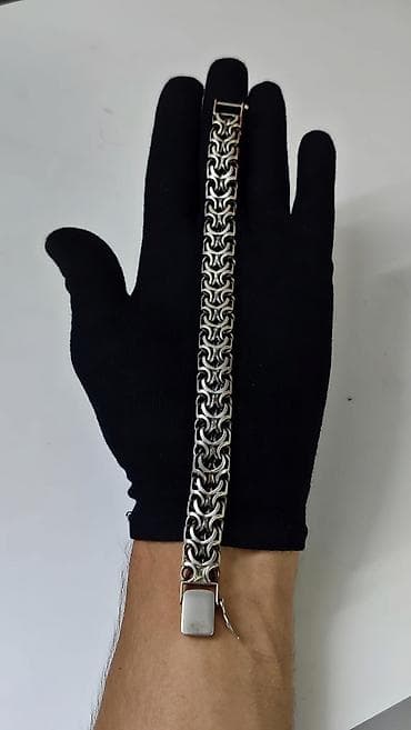 Браслет "Рамзес" Серебро 925 проба Вес 48 Грамм Длина 22 см