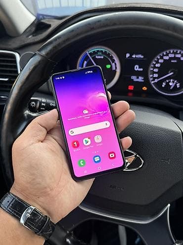 telefon: Samsung Galaxy S10e, Б/у, 128 ГБ, цвет - Черный, 1 SIM — 2