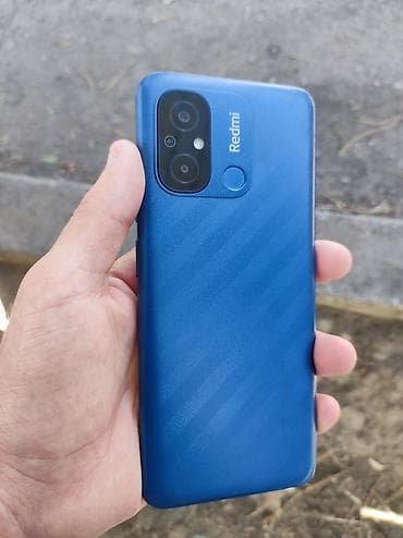 Redmi, Redmi 12C, Б/у, 64 ГБ, цвет - Синий, 2 SIM