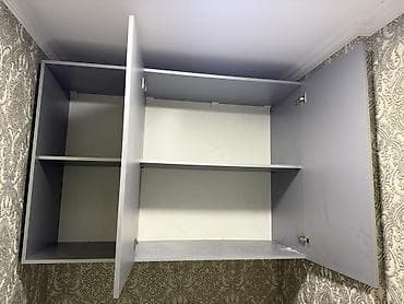 прихожья: Гарнитур для прихожей, Б/у, Обувница, ДСП, цвет - Серый — 3