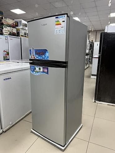 tcl qled 55: Холодильник TOEAR TOR-220, серебристый, с верхней морозильной камерой — 7