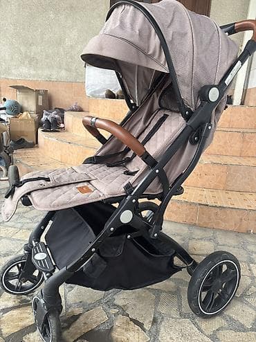 Коляски: Прогулочная коляска-трость (бирюзово-черная) Кара бирюзовый 2 саат — 4