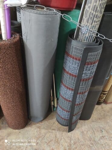 пошив ковров: Придверный коврик Новый, Наружный, Прямоугольный, цвет - Зеленый, Синий — 5