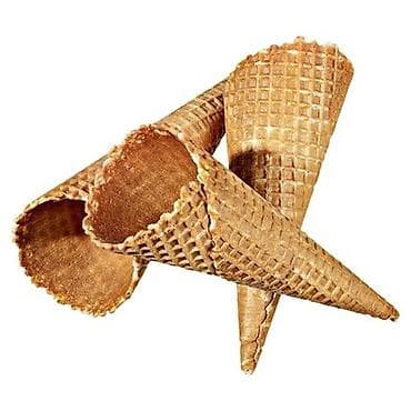 Азык-түлүктөр: Вафельные рожки для мороженого - Классическая вафельная текстура и — 1