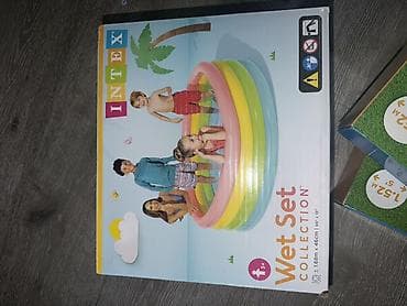 Надувной детский бассейн Intex Wet Set Collection. - Классическая