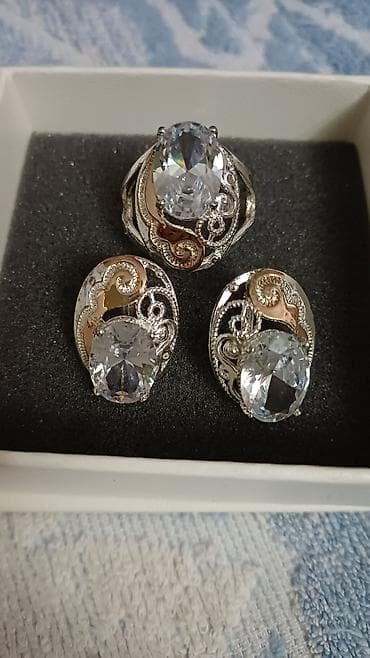 железо бу: Набор украшений, Проба 925, Женские, Новый — 5