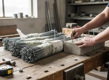 железные прутья: Металлические стержни с петлей на конце, предназначенные для — 1