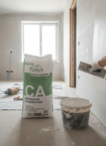 мешках: Шпаклевка Kalcit, Полимерная, Сухая — 1