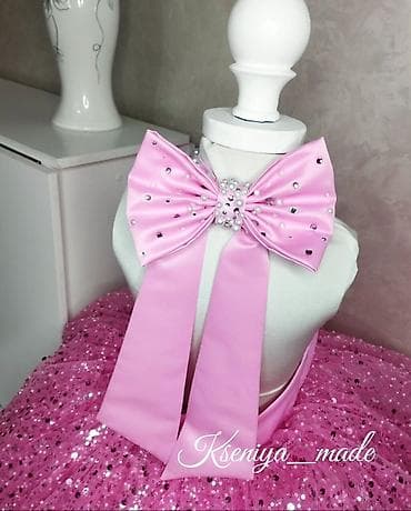 кукла маша: Детское платье, цвет - Розовый, Б/у — 2