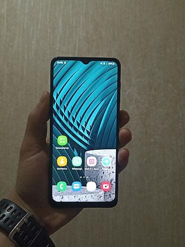 Samsung Galaxy A12, Б/у, 32 ГБ, цвет - Черный, 2 SIM