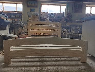 Керебеттер: Эки кишилик керебет, Жаңы, Каркассыз матрас, узуну - 200 см — 8