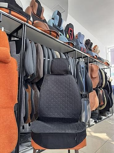 авто сидение: Чехлы Велюровые, цвет - Черный — 7