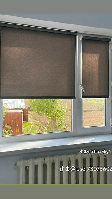 Рулонные шторы на окна и балконные двери - Компактная система на