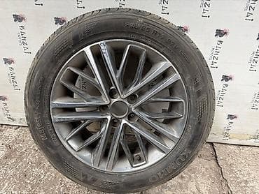 diski kg: Колеса в сборе 225 / 55 / R 17, Лето, Б/у, 1 шт, Легковые, Литые, отверстий - 5 — 1