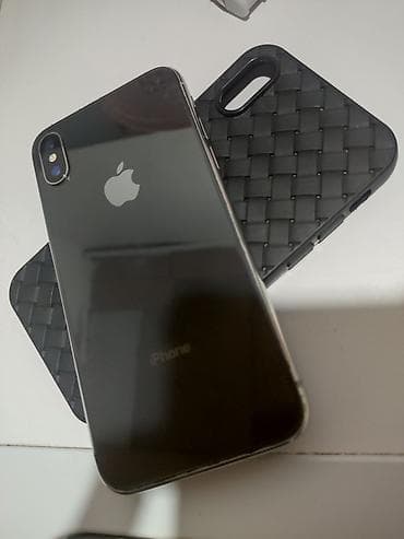 iphone х: IPhone X, Space Gray, Чехол — 1