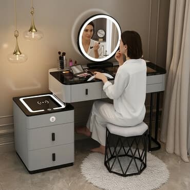 зеркала салон: Туалетный столик, Новый, С подсветкой — 1