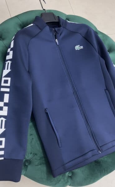 Толстовки: Мужская толстовка, M, Lacoste, Новый, цвет - Синий, Самовывоз, Платная доставка — 6