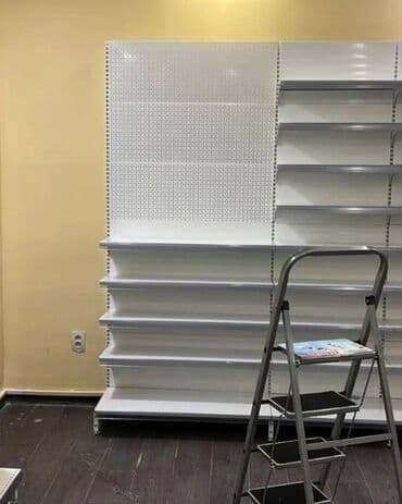 кассовое оборудование для магазина: Полки для магазина, аптек, бутиков и т.д. Все виды: пристенные — 7