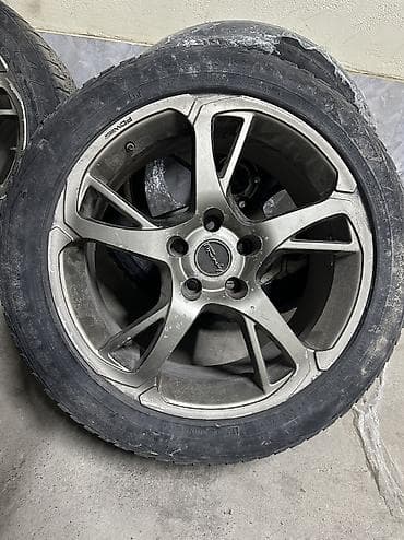 215 55 18: Колеса в сборе 50 / R 18, Б/у, Комплект, Легковые, Литые, отверстий - 5 — 1