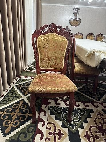 Офисная мебель: Стол и стул для зала, цвет - Коричневый — 5