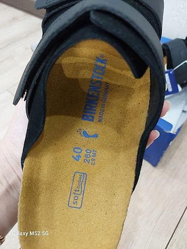 Босоножки, сандалии, шлепанцы: Мужские сандалии, 39, 39.5, 40, Birkenstock, Новый, цвет - Черный, Самовывоз — 4
