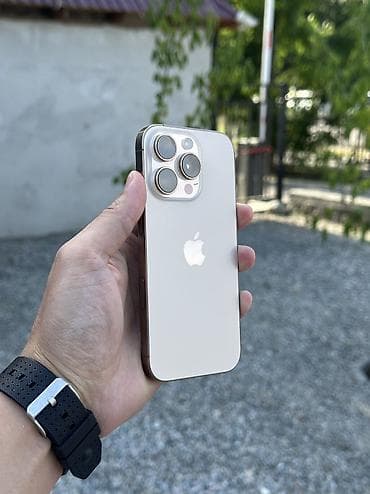 IPhone 16 Pro, 256 ГБ, Desert Titanium, Кабель, Коробка, 90 % at lalafo.kg IPhone 16 Pro, 256 ГБ, Desert Titanium, Кабель, Коробка, 90 %