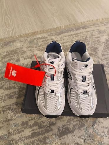 беговая обувь: Мужские кроссовки, 38.5, New Balance, Новый, цвет - Белый, Самовывоз, Платная доставка — 2