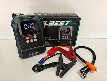 авто зарятник: ⚡️Пуcкoвoe уcтройcтво с компрессором для автомобиля, DelBest зaпустит — 1