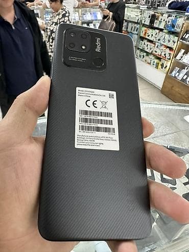 redni: Redmi, Redmi 10C, Б/у, 64 ГБ, цвет - Черный, 2 SIM — 1