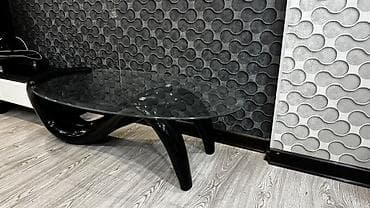 Окна и комплектующие: Журнальный столик с овальной стеклянной столешницей - Дизайн — 2