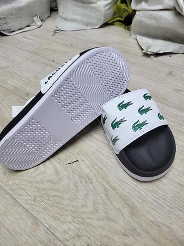 джинсы ливайс: Мужские сандалии, 41, Lacoste, Новый, цвет - Черный, Платная доставка — 5