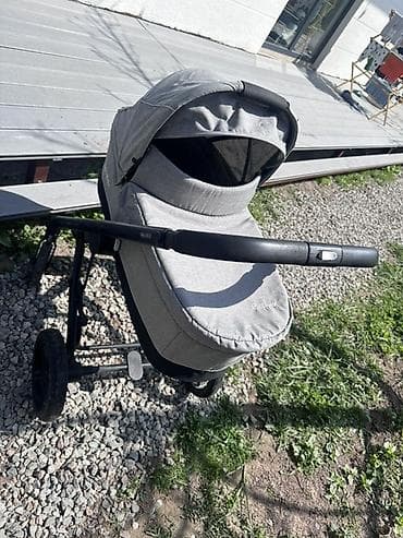 коляска эгиздерге: Балдар арабасы, Cybex, түсү - Күмүш, Колдонулган, Өзү алып кетүү, Акылуу жеткирүү — 3