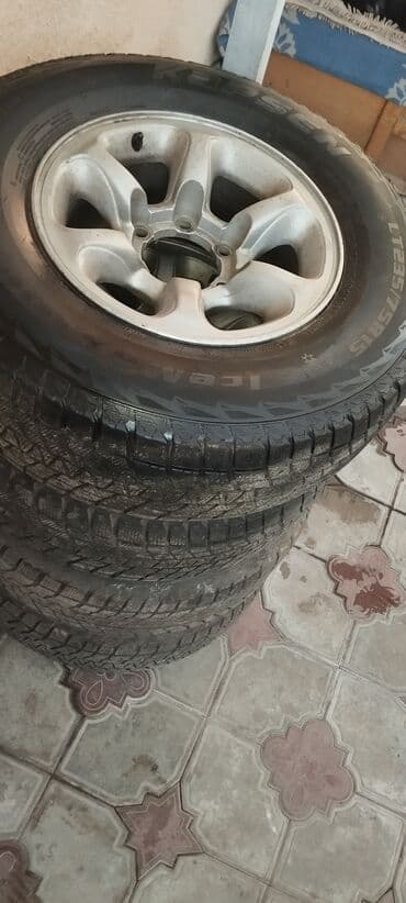 шины бу бишкек оптом: Колеса в сборе 235 / 75 / R 15, Зима, Б/у, Комплект, Внедорожные (АТ/МТ), Литые, отверстий - 6 — 6