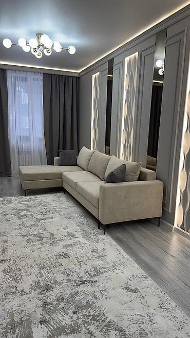 flat kant: 2 комнаты, 74 м², Элитка, 4 этаж, Дизайнерский ремонт — 1