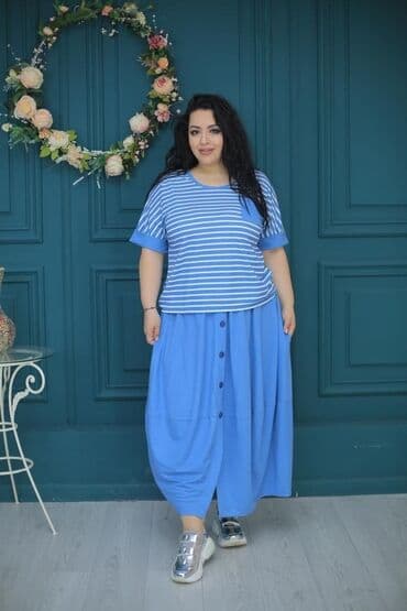 удобная повседневное платье: Костюм.
Размеры: 50.
1/1
Ткань: Лакоста.
Есть доставка платная — 5