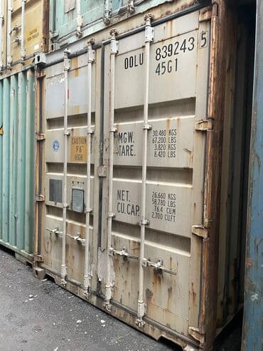 пищевые контейнеры бишкек: Морские контейнера 40 фут. Б/у Оптом и в розницу. Отправляем по — 6