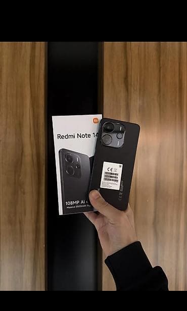 m2 pro: Redmi, Redmi Note 14 Pro, Б/у, 128 ГБ, цвет - Черный — 1