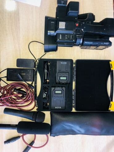 микрофон для компьютера: Меняю на других и продаю срочно. Профессиональная видеокамера — 2