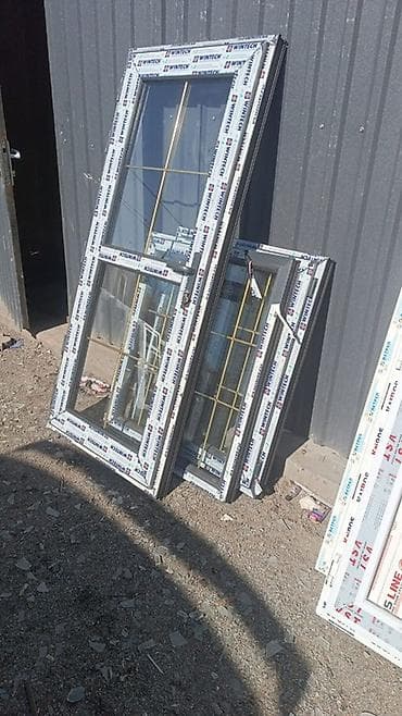 Окна и комплектующие: ПВХ-окна Wintech со стеклопакетом и декоративной раскладкой — 1