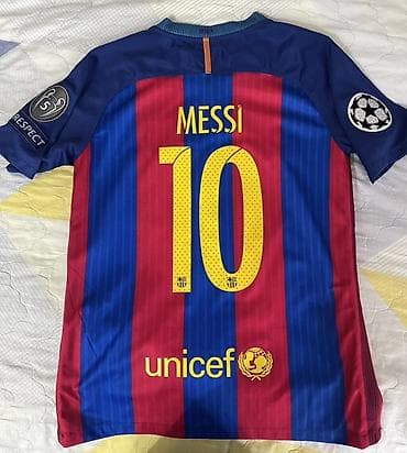 фудболку: Игровая футболка FC Barcelona сезон 2016/17 от Nike с именем и номером — 2