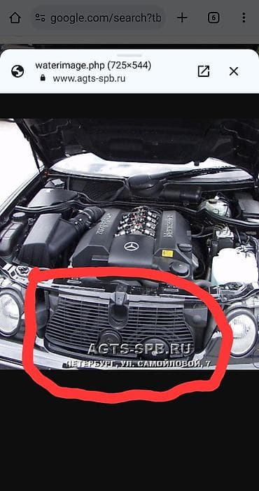 16 lt: Решетка радиатора Mercedes-Benz 2000 г., Оригинал — 2