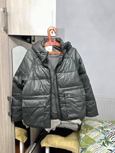 платье для беременных бишкек: Пуховик/куртка с капюшоном, цвет темно‑серо-зеленый (хаки). Утепленная — 3