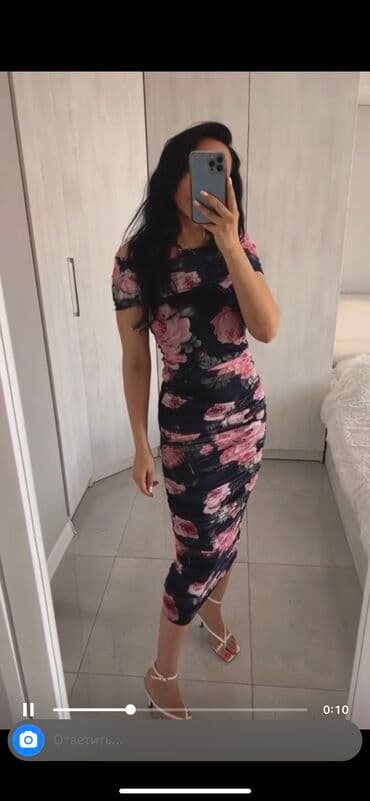 платье в клетку с белым воротником: Продаю платье одевала 1 раз Почти новое Размер 46-48 2500 брала — 1