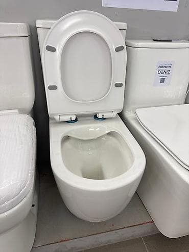 toilet seat: Унитаз Напольный, Новый, Материал: Фаянс — 2