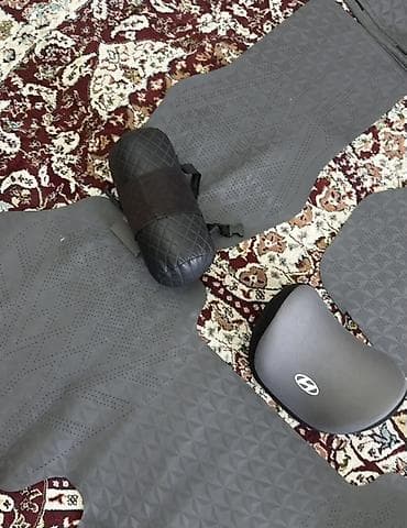 чехл: Чехлы Экокожа, С подушкой, цвет - Серый, Hyundai, Б/у, Самовывоз — 5