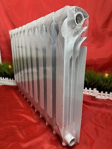 Секционный радиатор отопления, 10 секций - Материал: алюминий